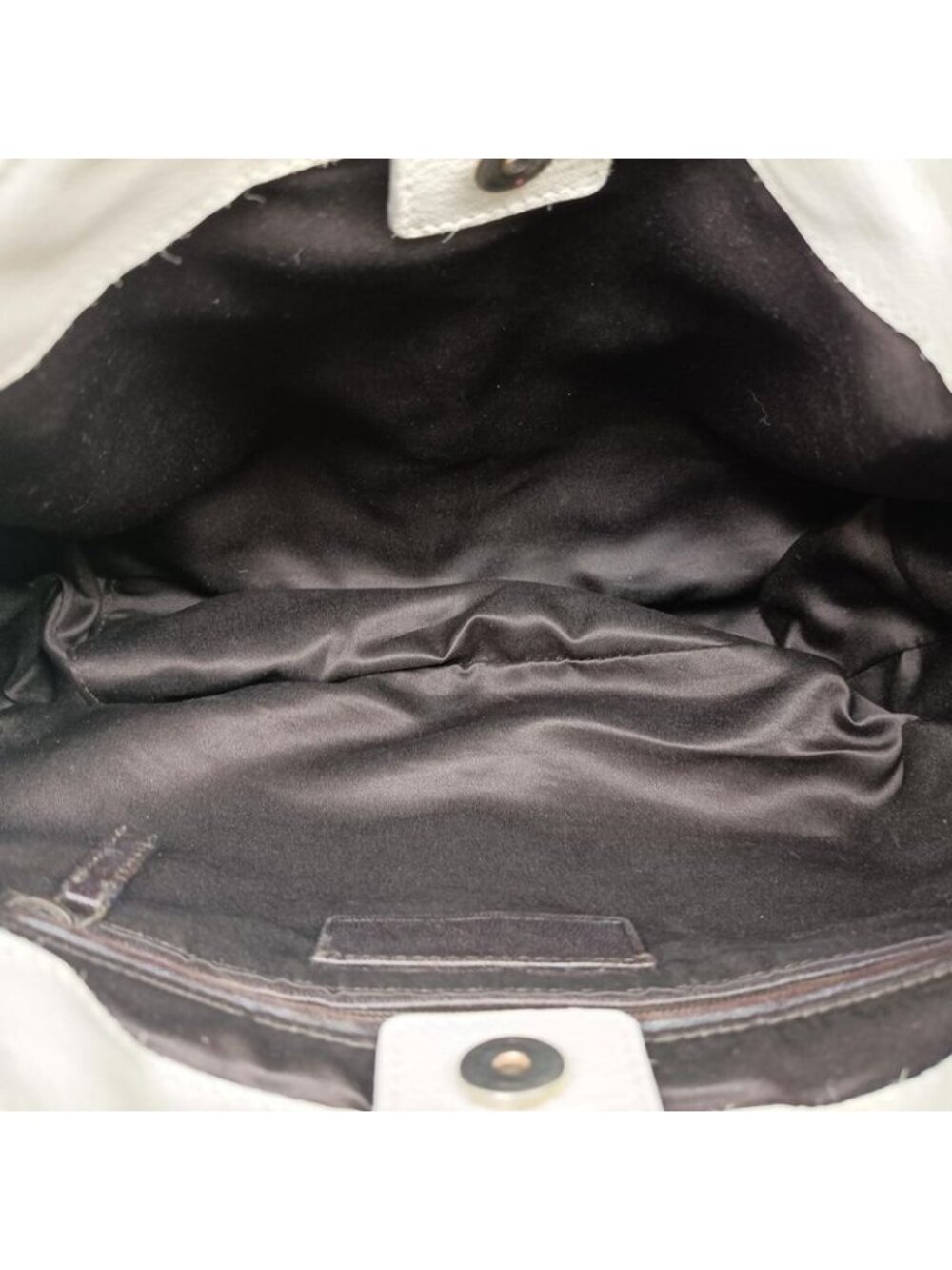 ★SOLD★ Saint Laurent Yves Laurentsaharienne White Leather Messenger Bag - Picture 9 of 15